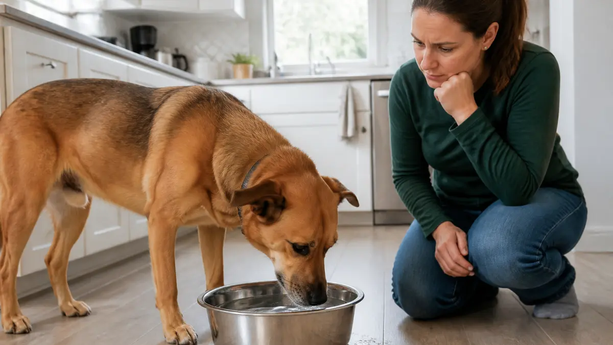 Chien boit beaucoup : quand faut-il s’inquiéter ?