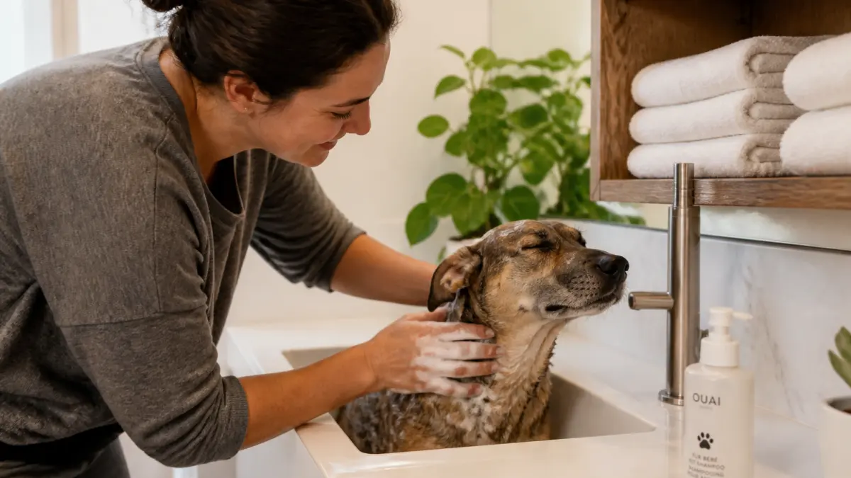 Comment laver son chien sans l’irriter : fréquence, produits et erreurs à éviter