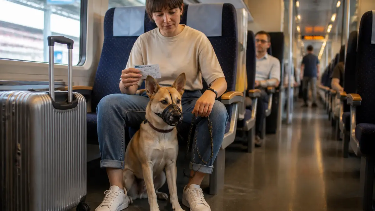 Voyager avec un chien en train : conditions, billets et conseils avant départ