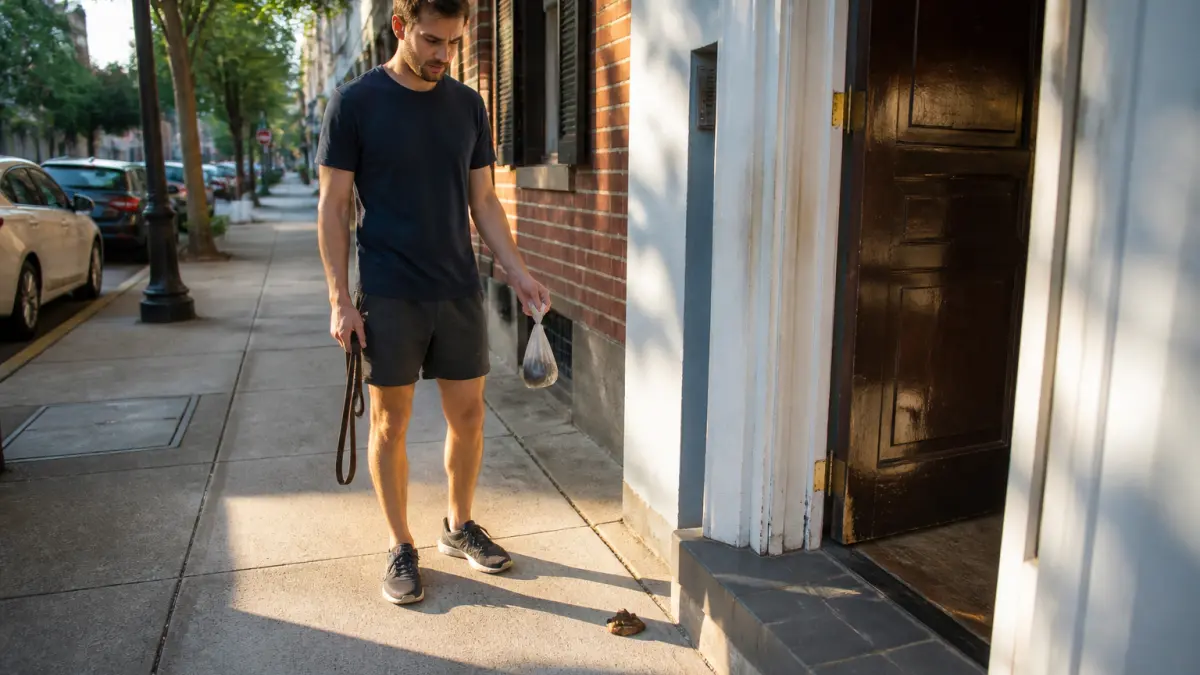 Crottes de chien devant chez moi : que faire légalement et concrètement ?