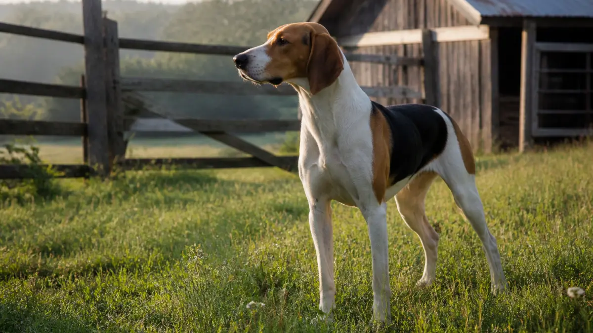 Foxhound Américain : origines et histoire d'un chien de chasse devenu compagnon