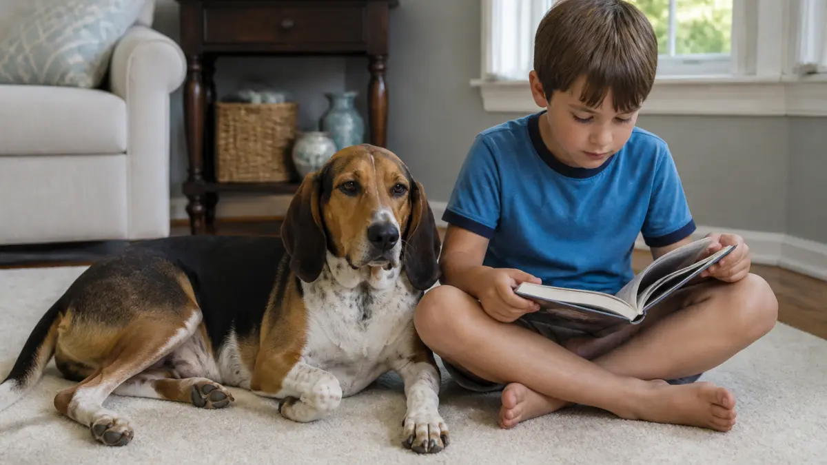 Foxhound Américain en famille : s'entend-il avec les enfants ?
