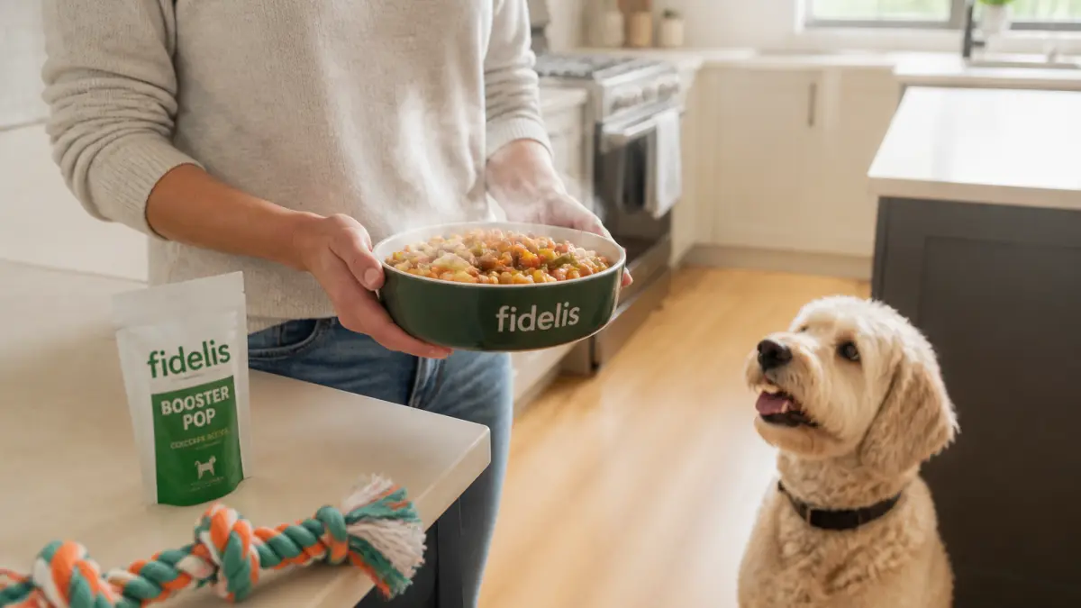 Repas frais pour chien : Fidelis testé et approuvé