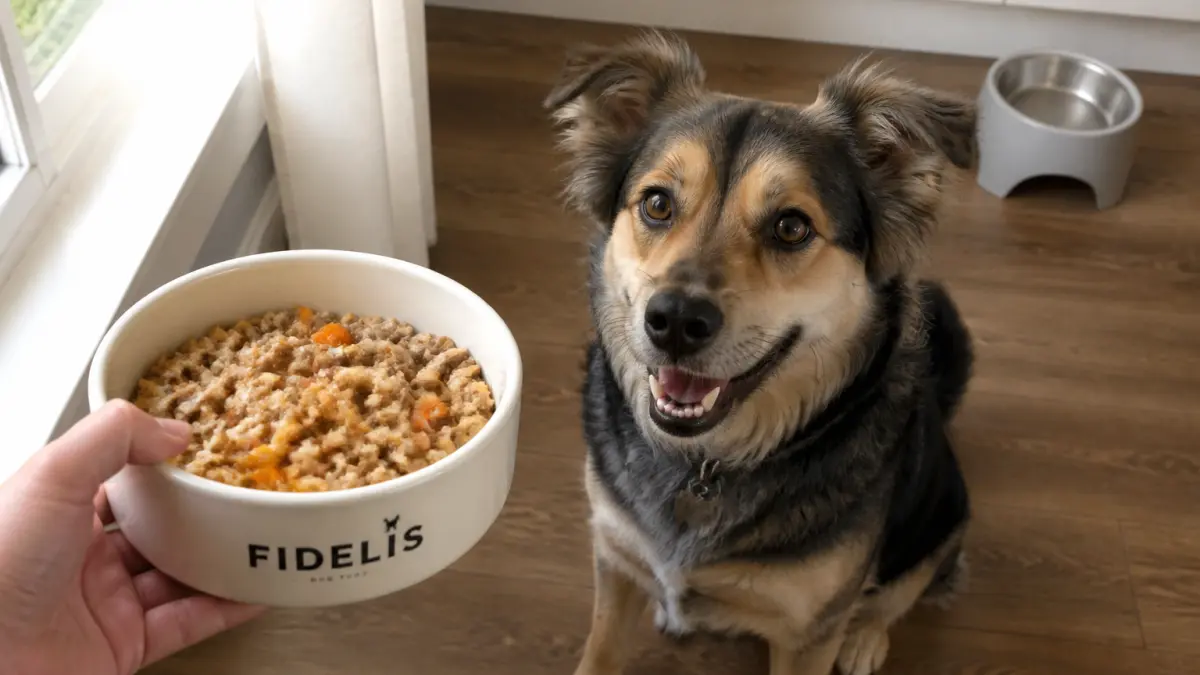 Repas frais pour chien : Fidelis testé et approuvé