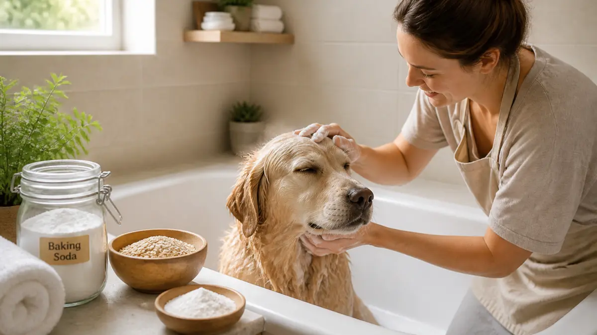 Avec quoi laver son chien naturellement sans abîmer sa peau ?