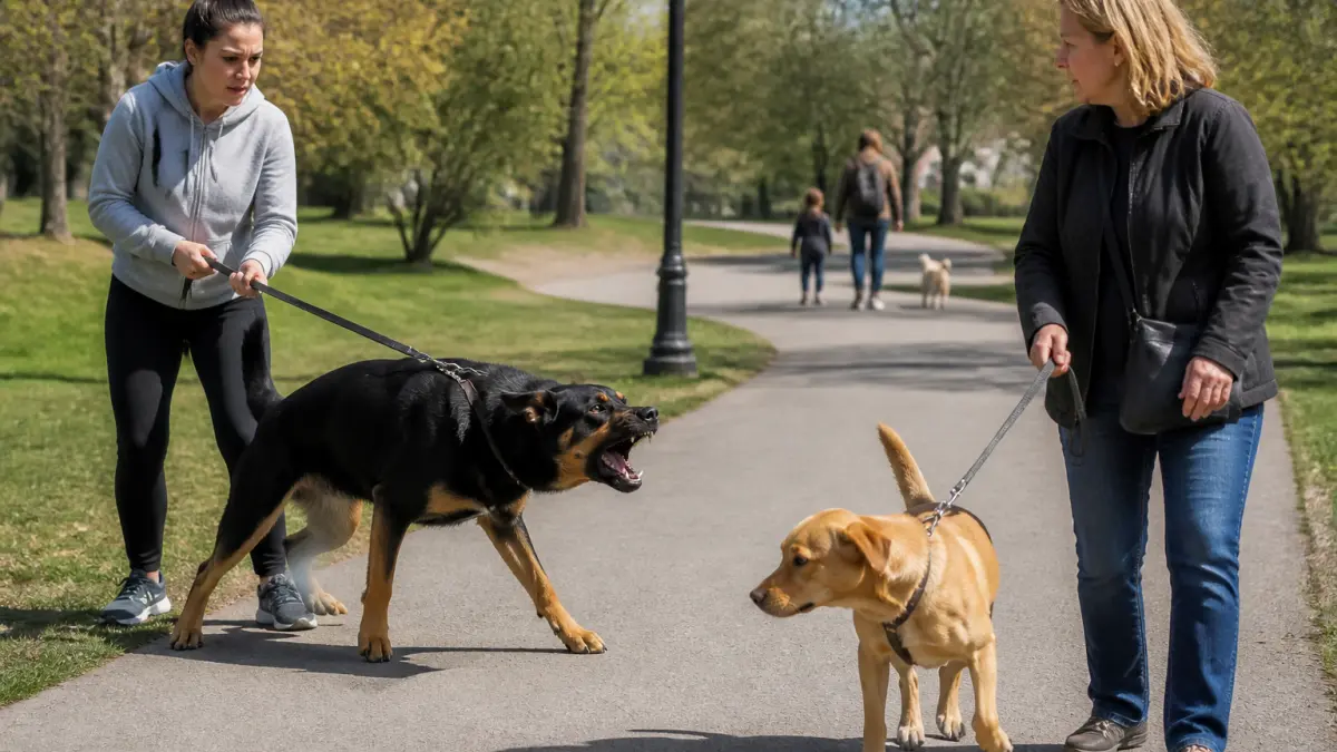 Chien agressif avec les autres chiens : comprendre les signaux avant d’agir