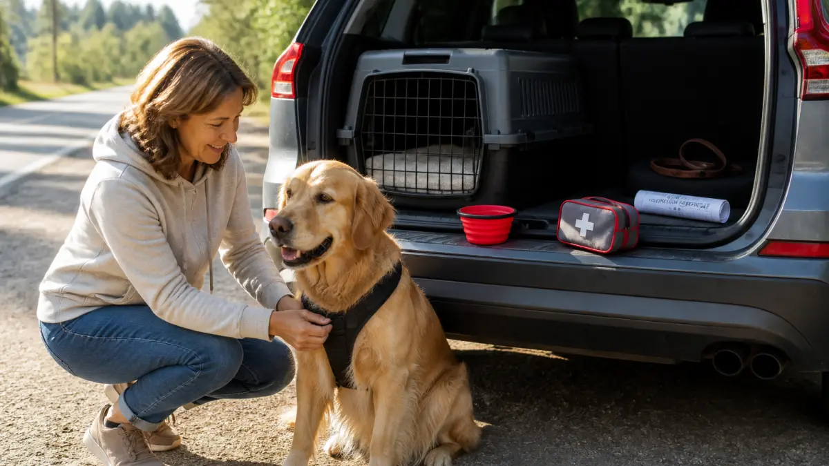 Voyager avec son chien : checklist complète avant le départ