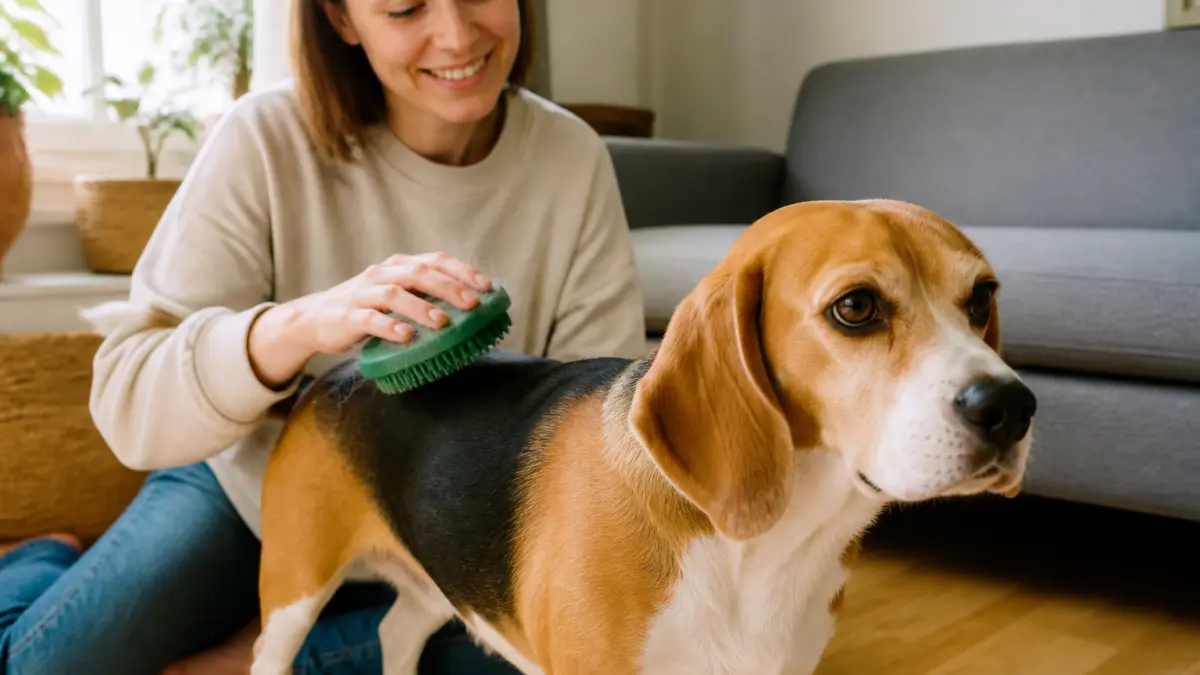 Brosser un chien à poil court : fréquence et matériel utile