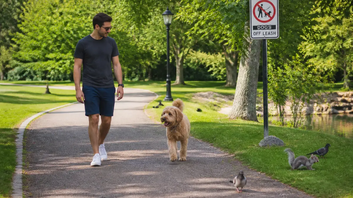 Promener son chien sans laisse : ce que dit la loi et quand l’éviter