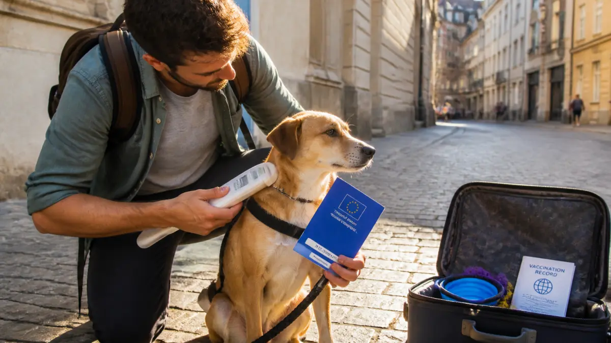 Voyager avec son chien en Europe : documents et règles à anticiper