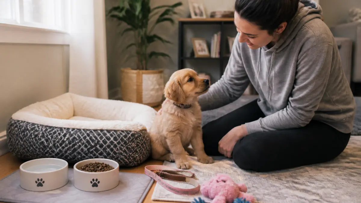 Accueillir un chiot à la maison : les préparatifs à ne pas oublier
