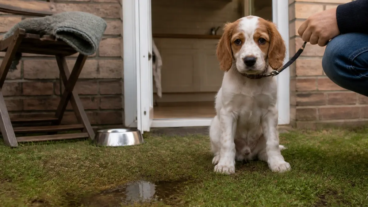 Propreté du chiot : le planning simple pour éviter les accidents