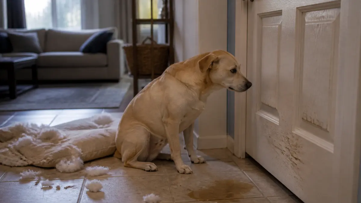 Anxiété de séparation chez le chien : signes, causes et premières actions