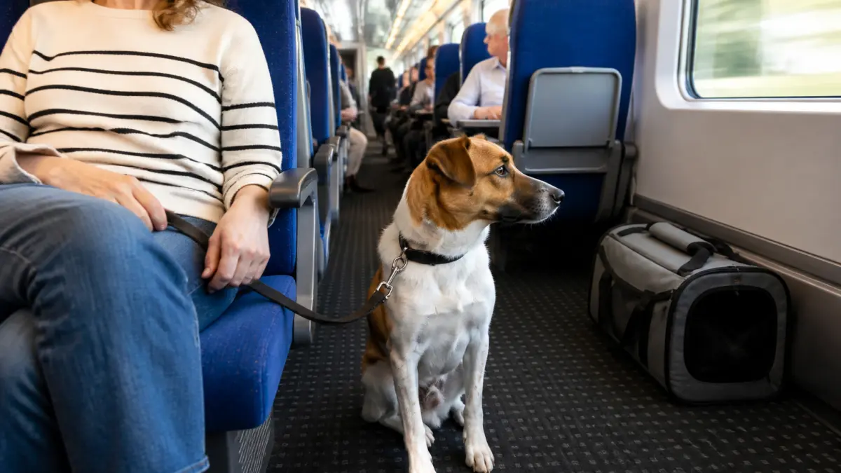 Chien dans le train : règles SNCF, tarifs et conseils avant de partir