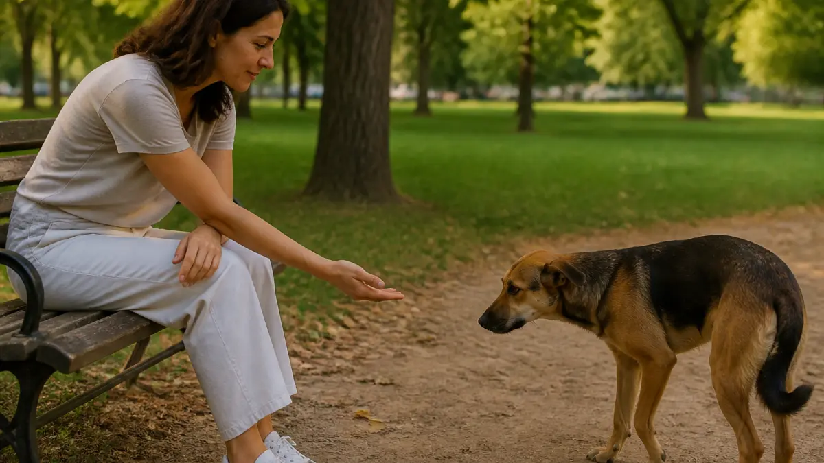 Chien peureux des humains : comment le rassurer sans le brusquer ?