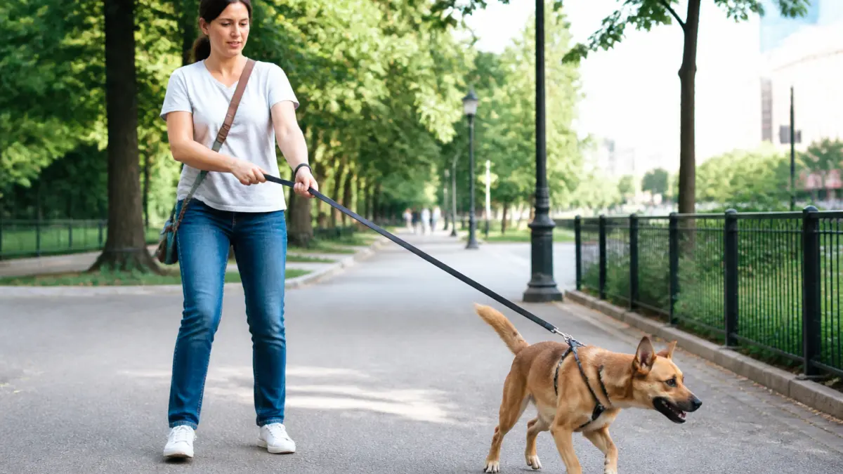 Chien qui tire en laisse : pourquoi il le fait et comment reprendre le contrôle