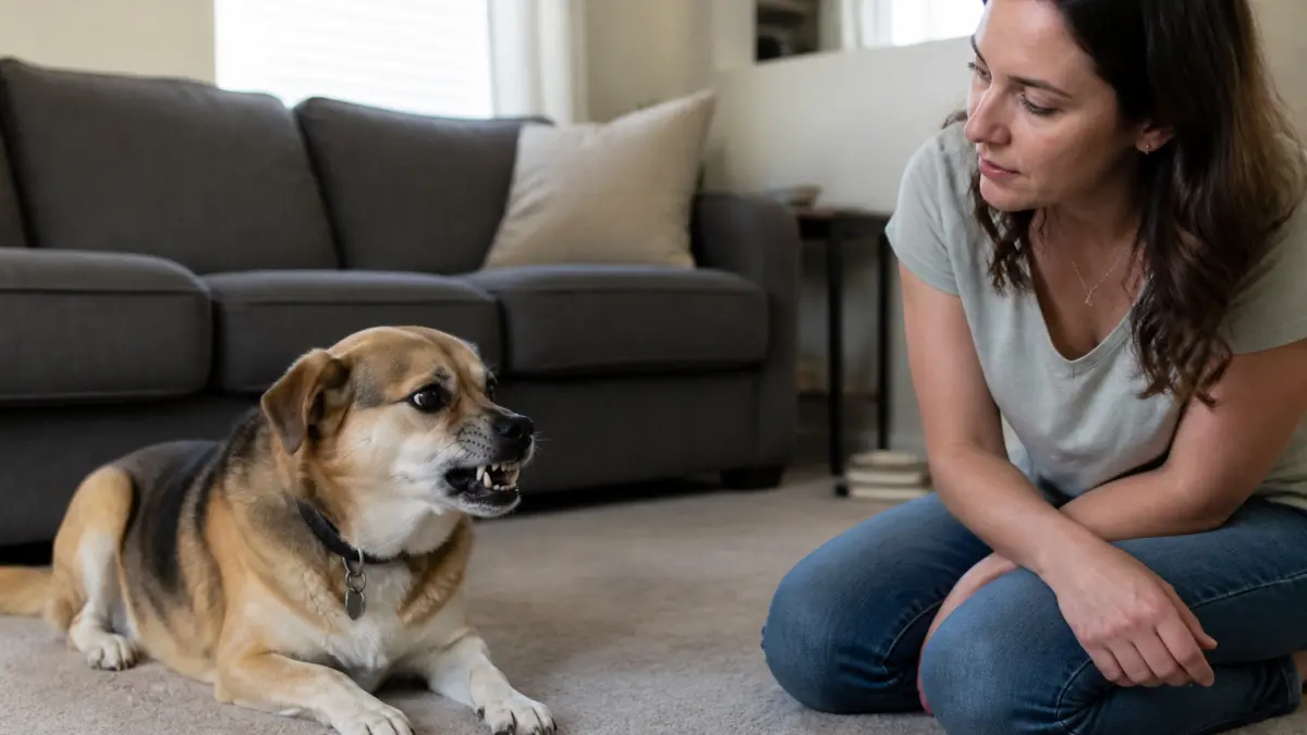 Chien qui grogne sans raison : comprendre avant de corriger