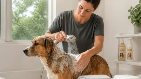 Comment laver son chien sans l’irriter : fréquence, produits et erreurs à éviter
