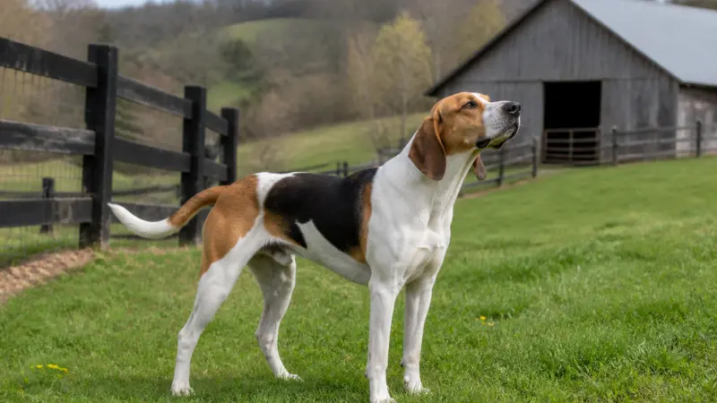 Foxhound Américain : origines et histoire d'un chien de chasse devenu compagnon