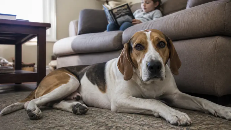 Foxhound Américain en famille : s'entend-il avec les enfants ?