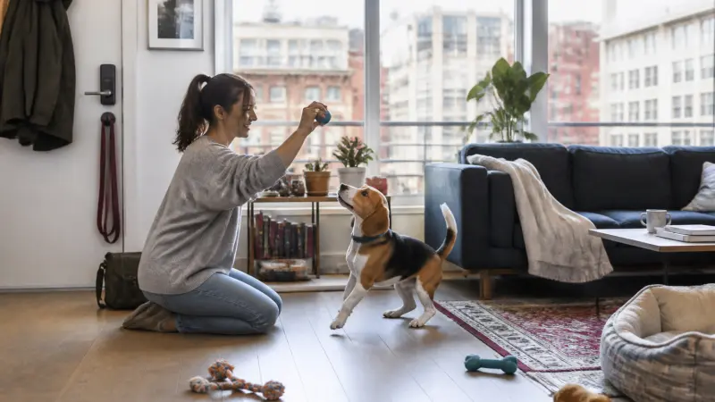 Chien en appartement : comment organiser sorties, jeux et solitude