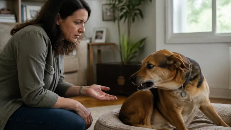 Chien qui grogne sans raison : comprendre avant de corriger